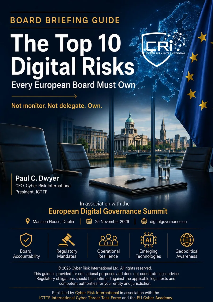 Board Briefing Guide — The Top 10 Digital Risks Every European Board Must Own, by Paul C. Dwyer